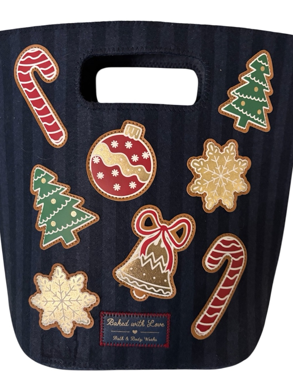 Bath & Body Works “Baked With Love” limited edition holiday felt gift bag - Picture 1 of 5